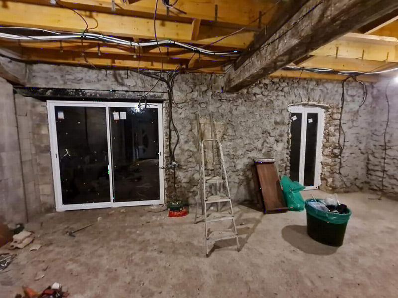 Pièce de vie – avant travaux